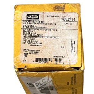 Hubbell HBL2411 - Hubbell HBL Insulgrip Twist-Lock Plug 20A 125/250V 3 Pole 4