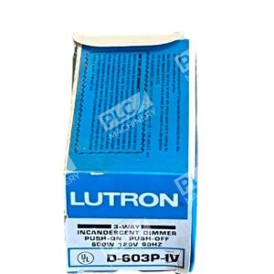 Lutron D-603P-IV - Lutron 3-Way Incandescent Dimmer 600W 120V 60Hz D-603P-IV