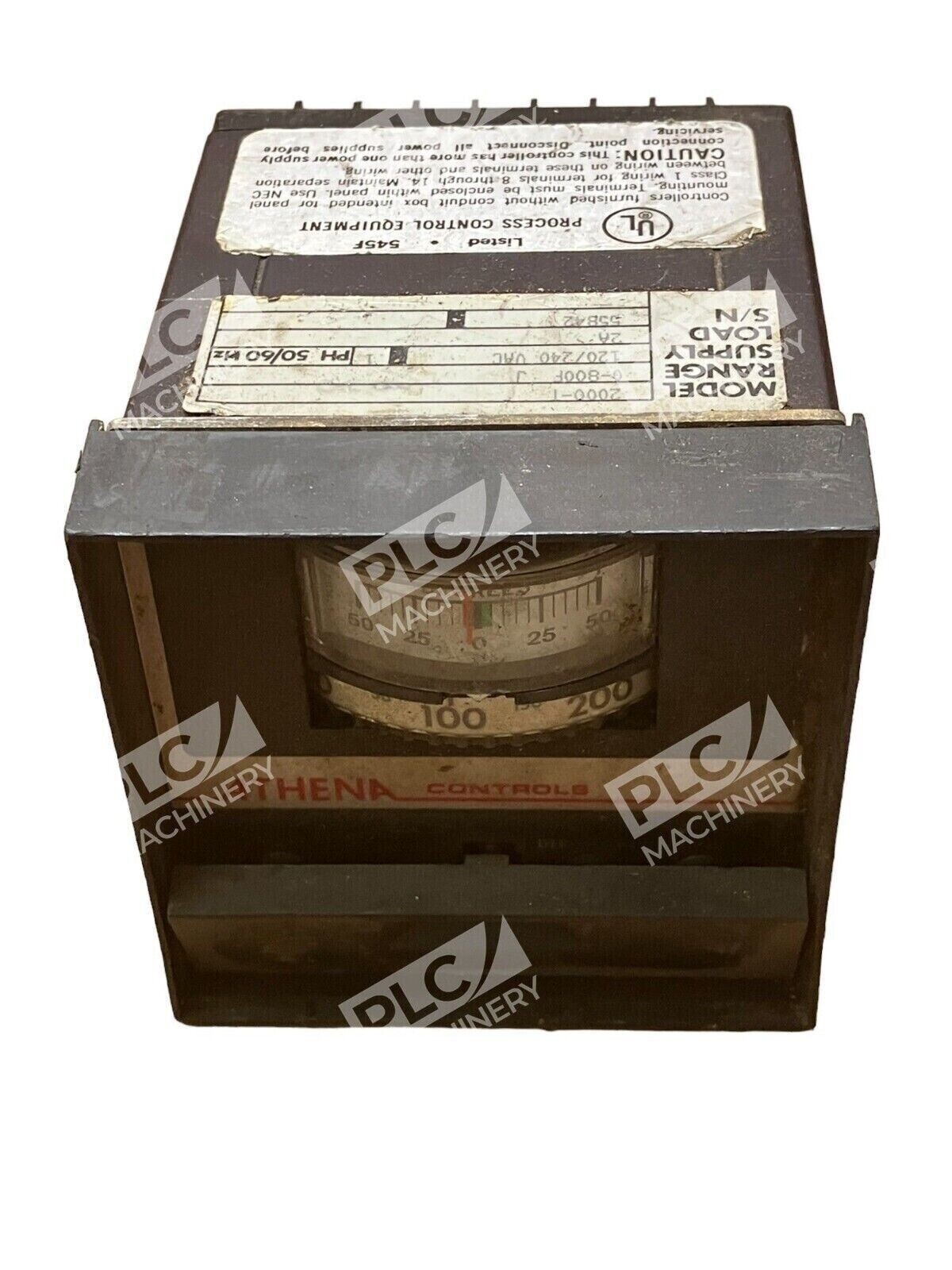 Athena 0-800F 120/240VAC 2A Analog Temperature Controller 2000-T - Image 2