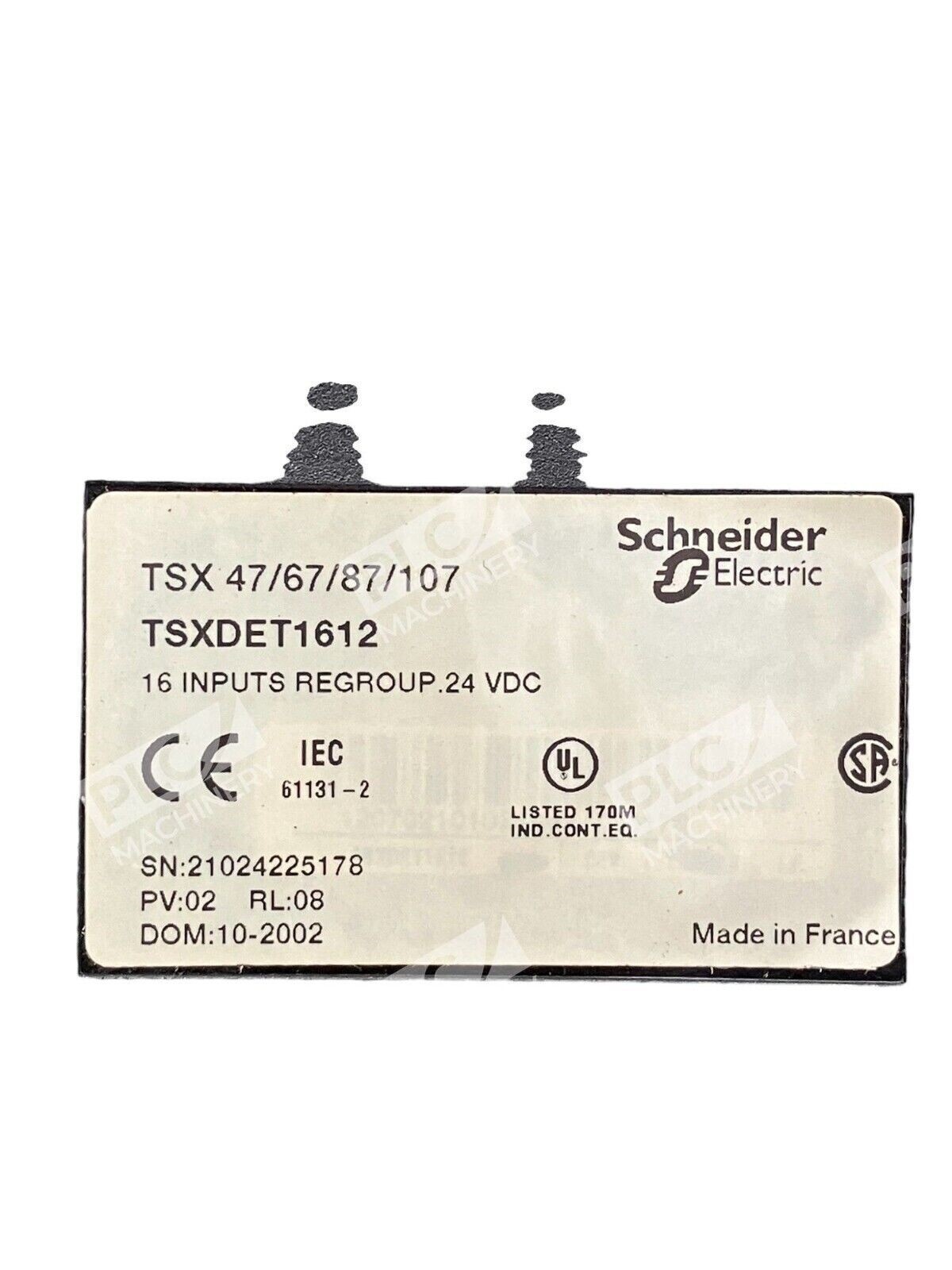 Schneider Electric TSX 47/67/87/107 16 Inputs Regroup 24VDC TSXDET1612 - Image 3