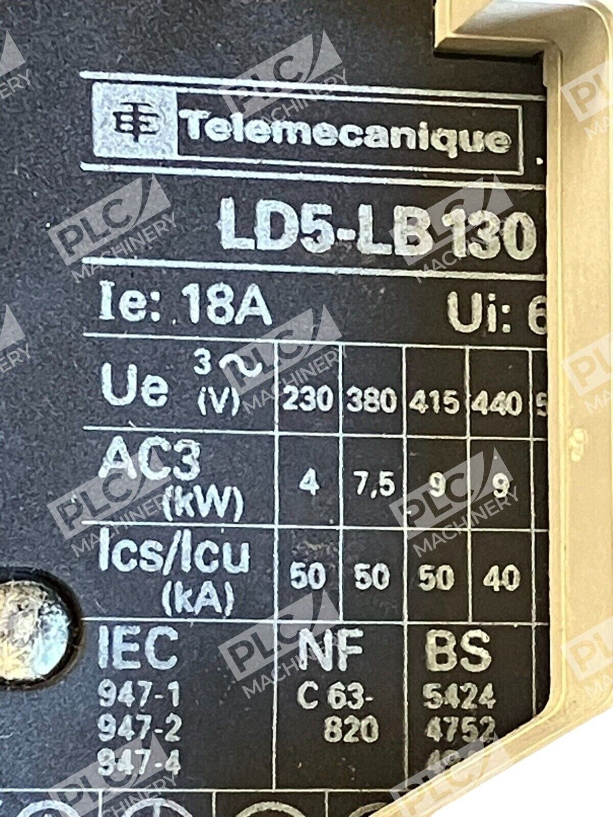 Square D Telemecanique LD5-LB130 w/ LB1-LB03P13, LA1-LB021, LA1-LB015 - Image 7