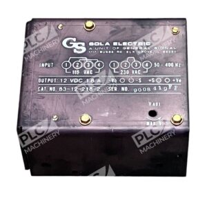 SOLA 83-12-218-2 - SOLA Electric General Signal 12VDC 1.8A Power Supply 83-12-2