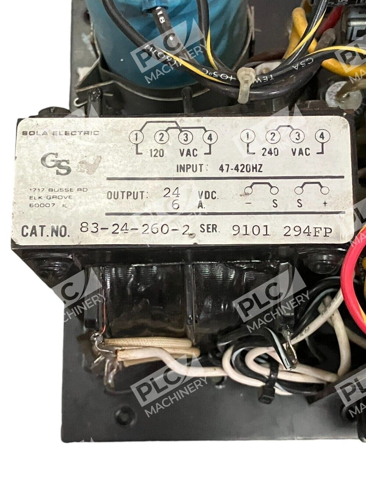 SOLA Electric GS Power Supply 24VDC 6A 83-24-260-2 - Image 3