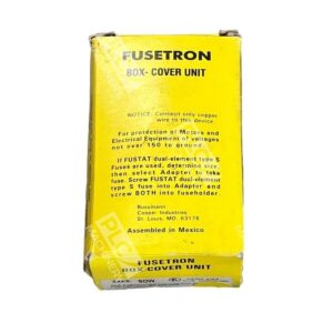 Fusetron SOW - Fusetron Box-Cover Unit Fuseholder Type SOW
