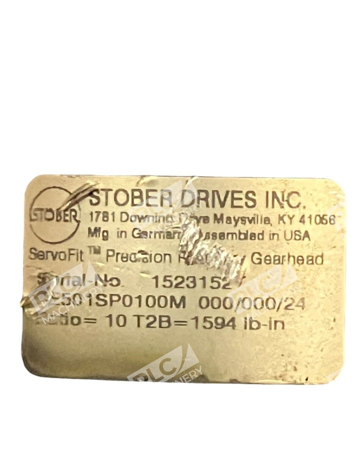 Stober Drives ServoFit Precision Gearhead PE501SP0100M - Image 3