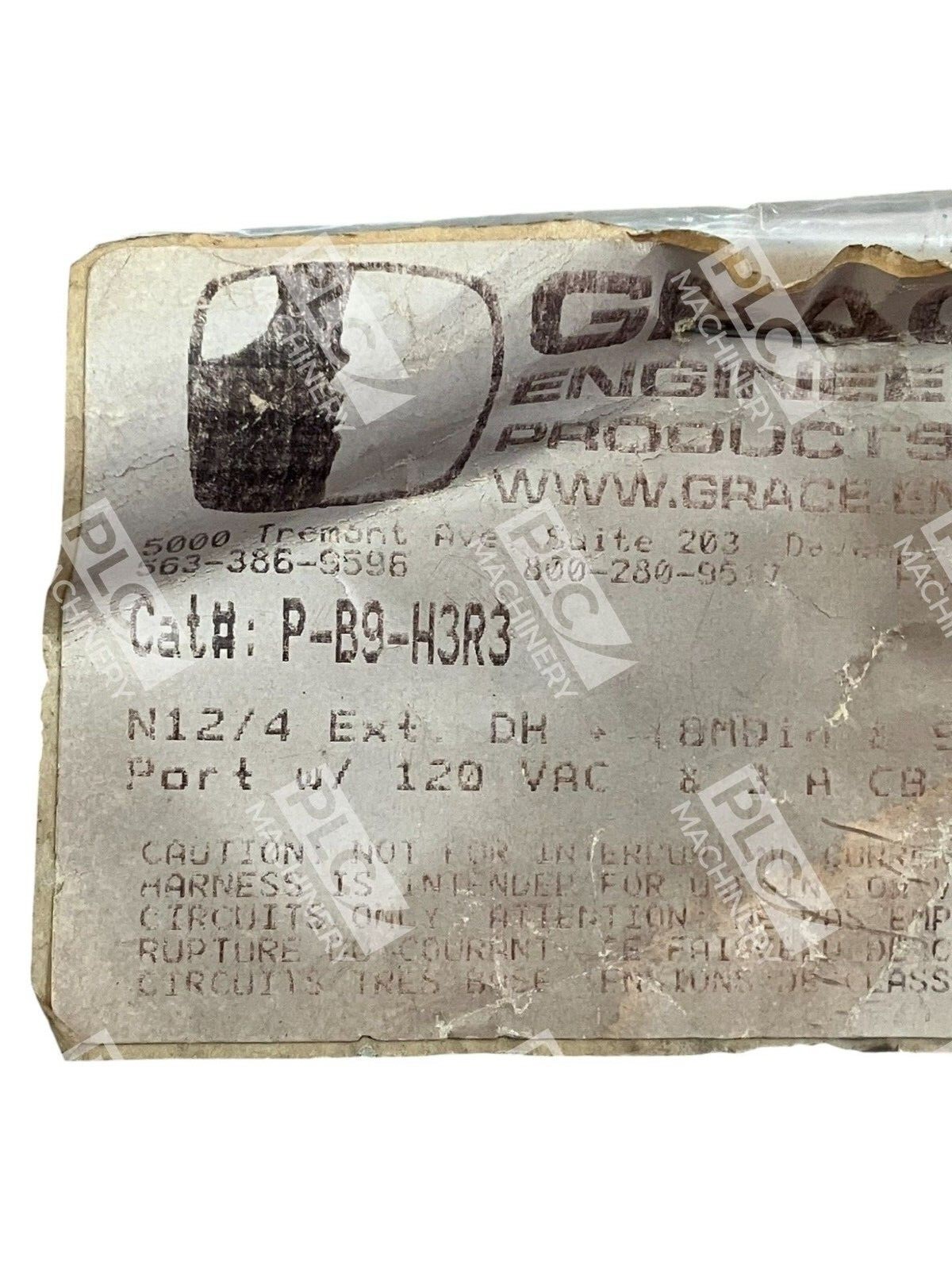 Grace Engineered Products Panel Mount Interface P-B9-H3R3 - Image 4