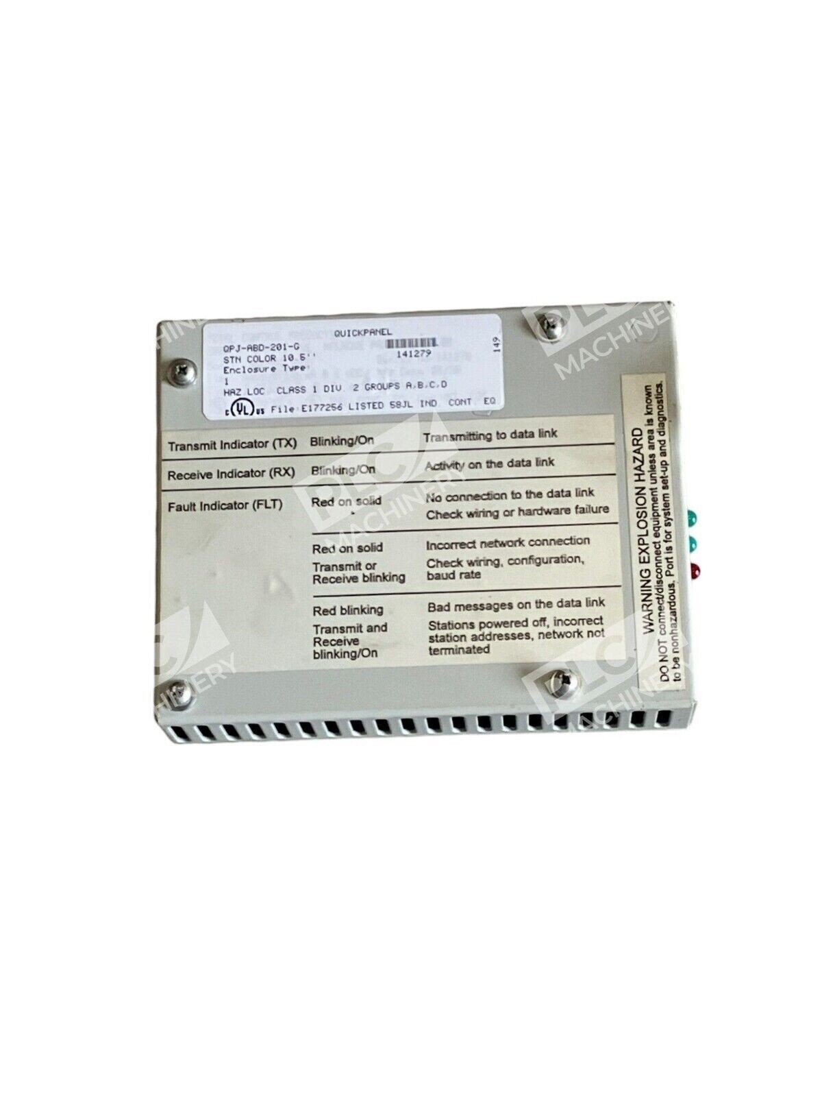 General Electric STN Color 10.5" Quickpanel QPJ-ABD-201-G - Image 2
