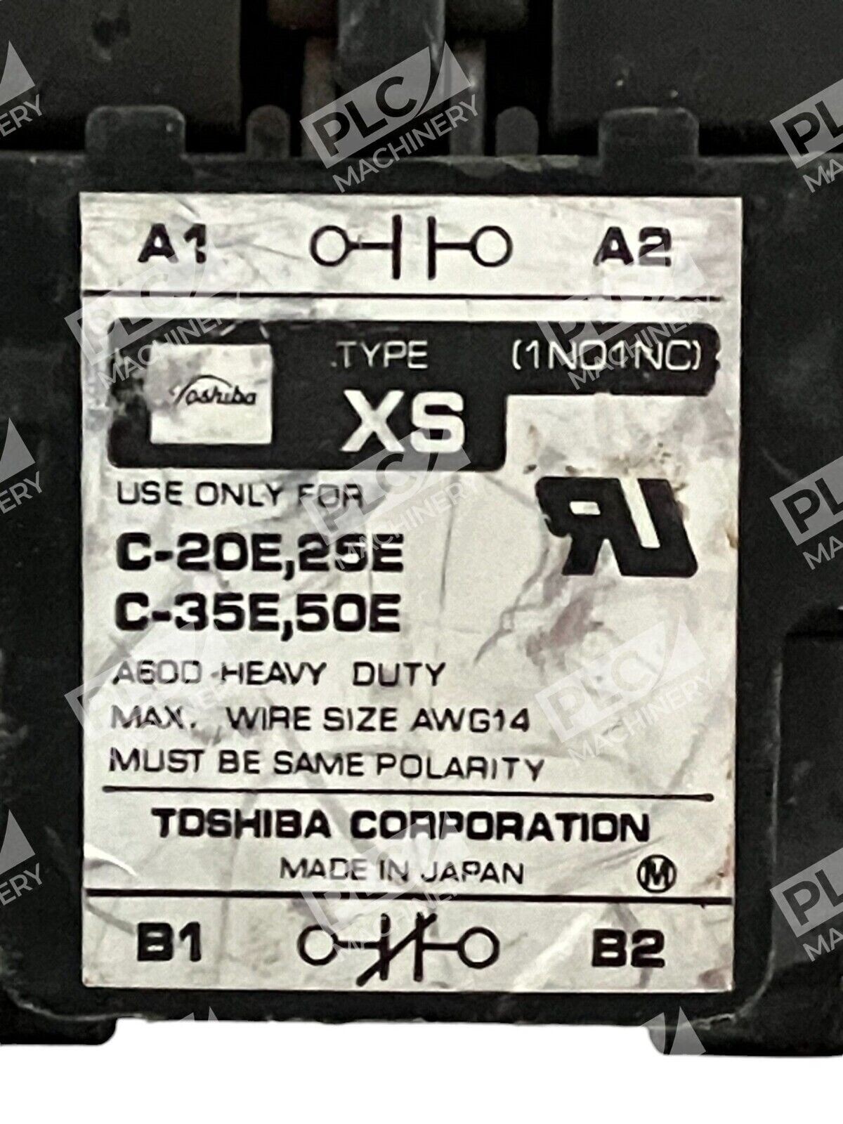 Toshiba Magnetic Contactor AC600V 20A C-20E w/ XS - Image 4