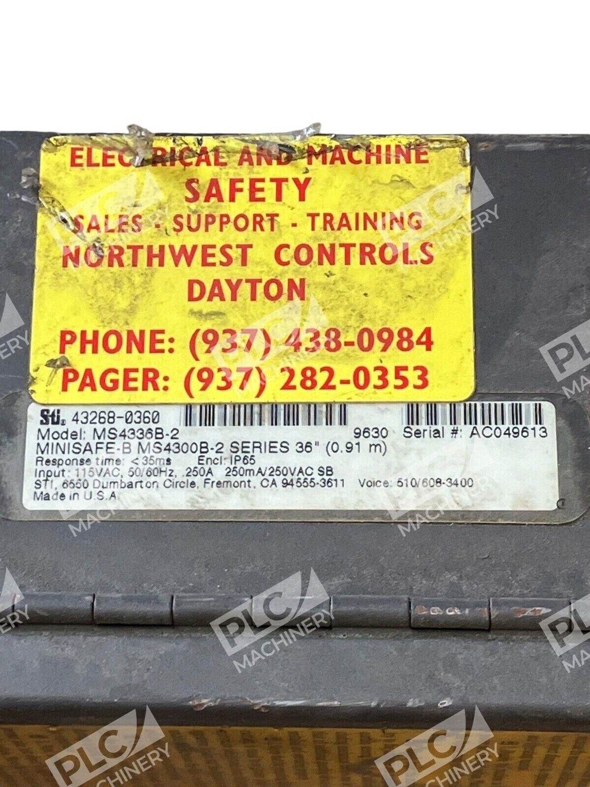 Sti 43268-0360 Minisafe-B MS4300B-2 MS4336B-2 - Image 3