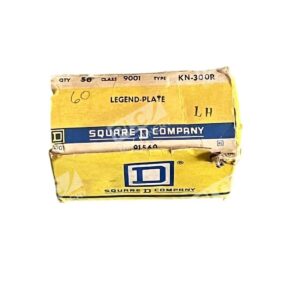 Square D 9001-KN-300R - Square D Legend Plate 9001-KN-300R (Box of 50)