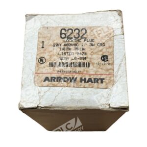 Arrow Hart 6232 - Arrow Hart 6232 20A 480VAC 2P 3W Grd
