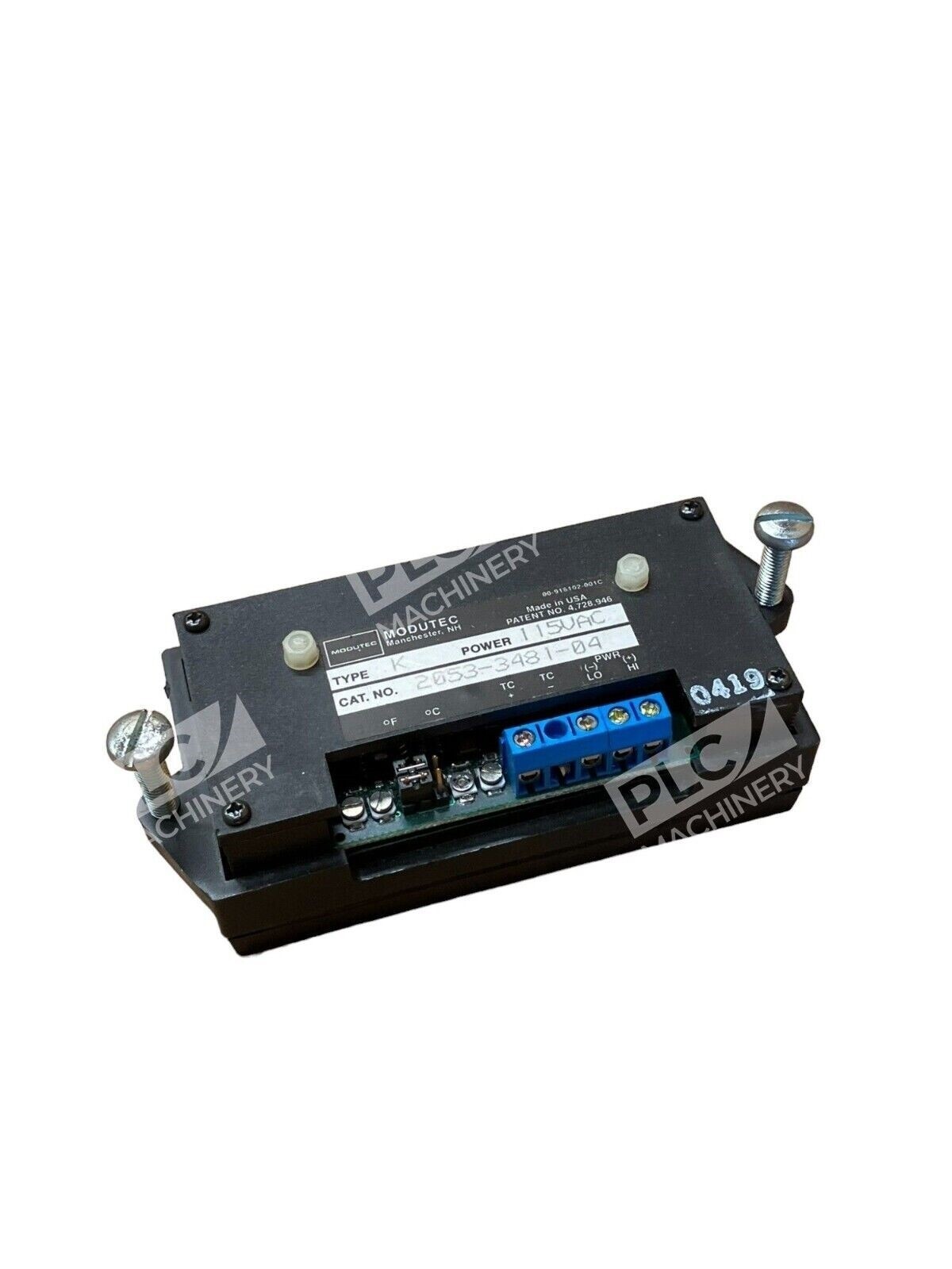 Modutec 2053-3481-04 Type K 115VAC - Image 2