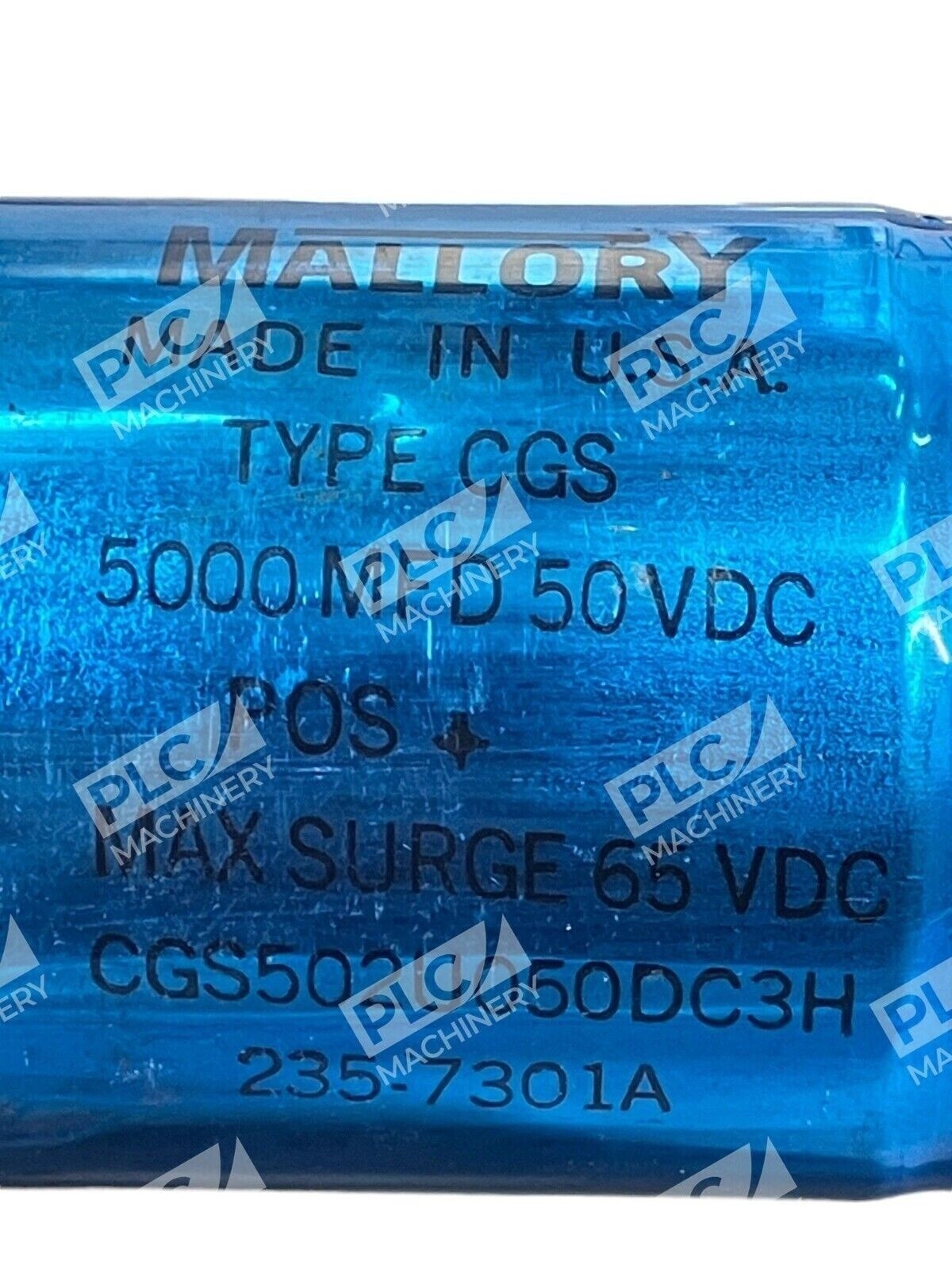 Mallory 5000MFD 50VDC Capacitor CGA502U050DC3H - Image 4