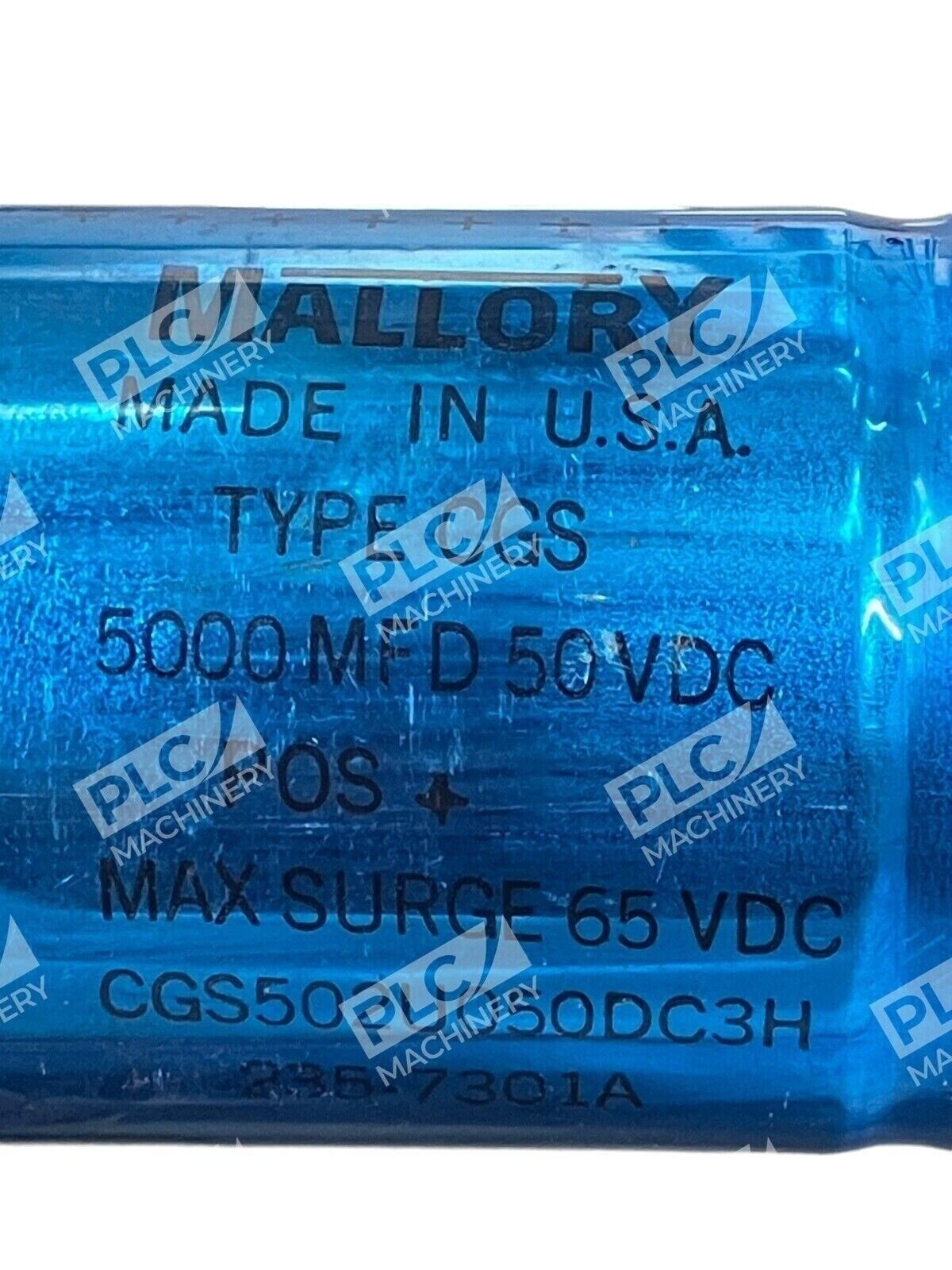 Mallory 5000MFD 50VDC Capacitor CGA502U050DC3H - Image 3