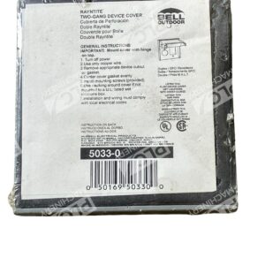 Bell 5033-0 - Bell Outdoor Rayntite Two-Gang Device Cover 5033-0