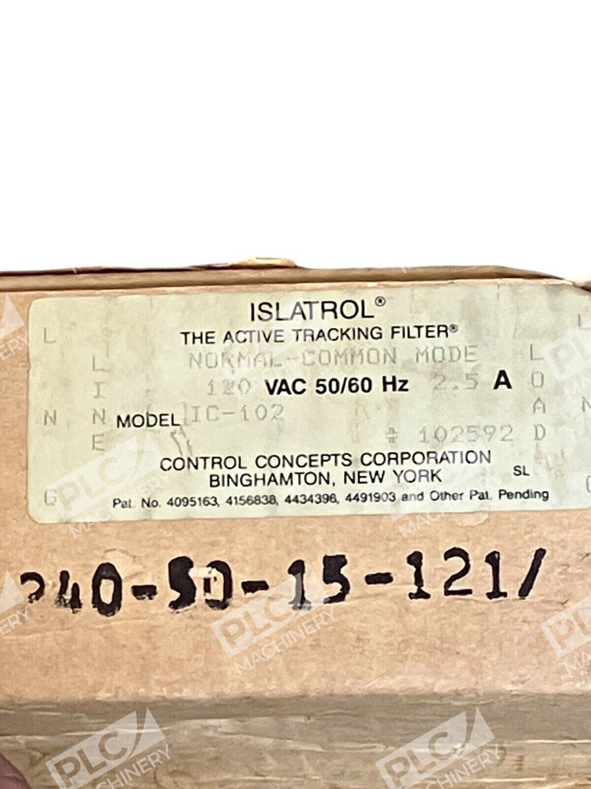 Islatrol IC-102 120VAC 50/60Hz 2.5A - Image 3