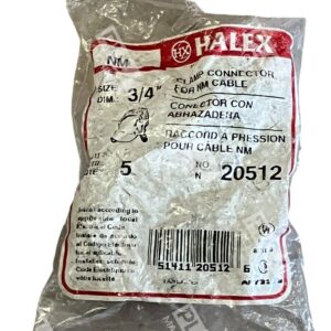 Halex 20512 - Halex 20512 3/4" (Box of 5)
