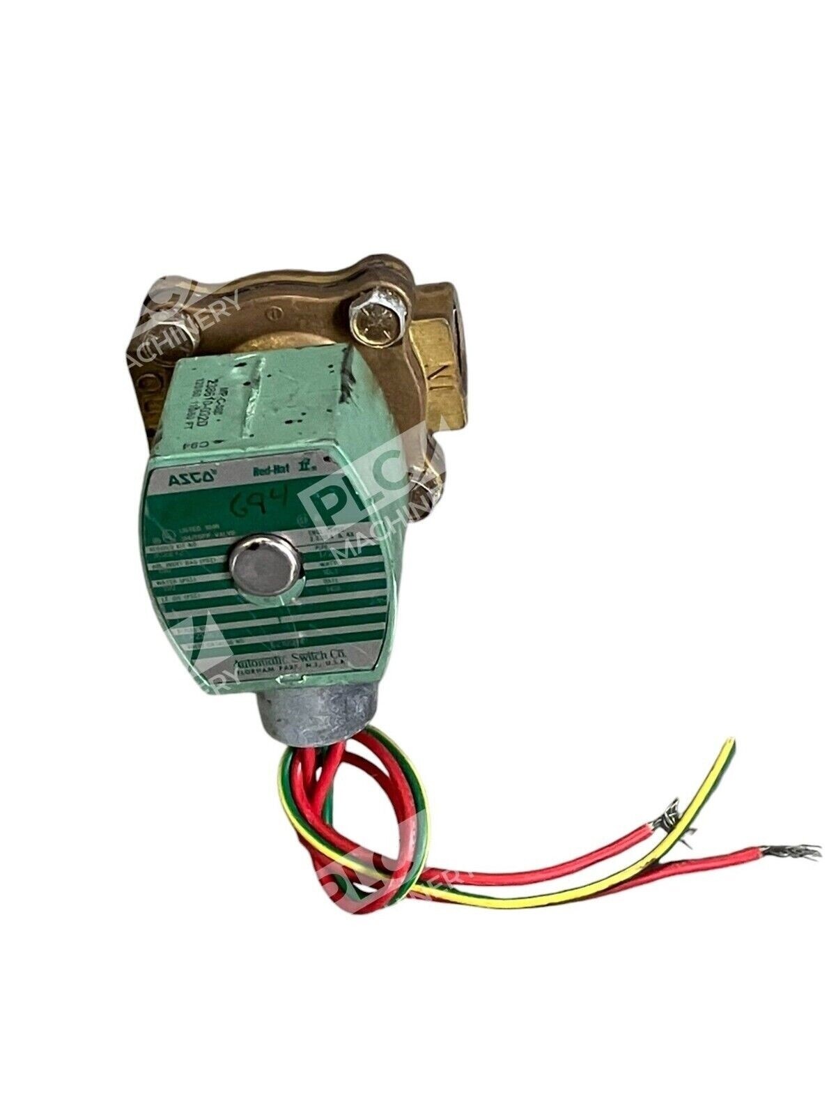 Asco 8210G94 1" Solenoid Valve Brass - Image 2