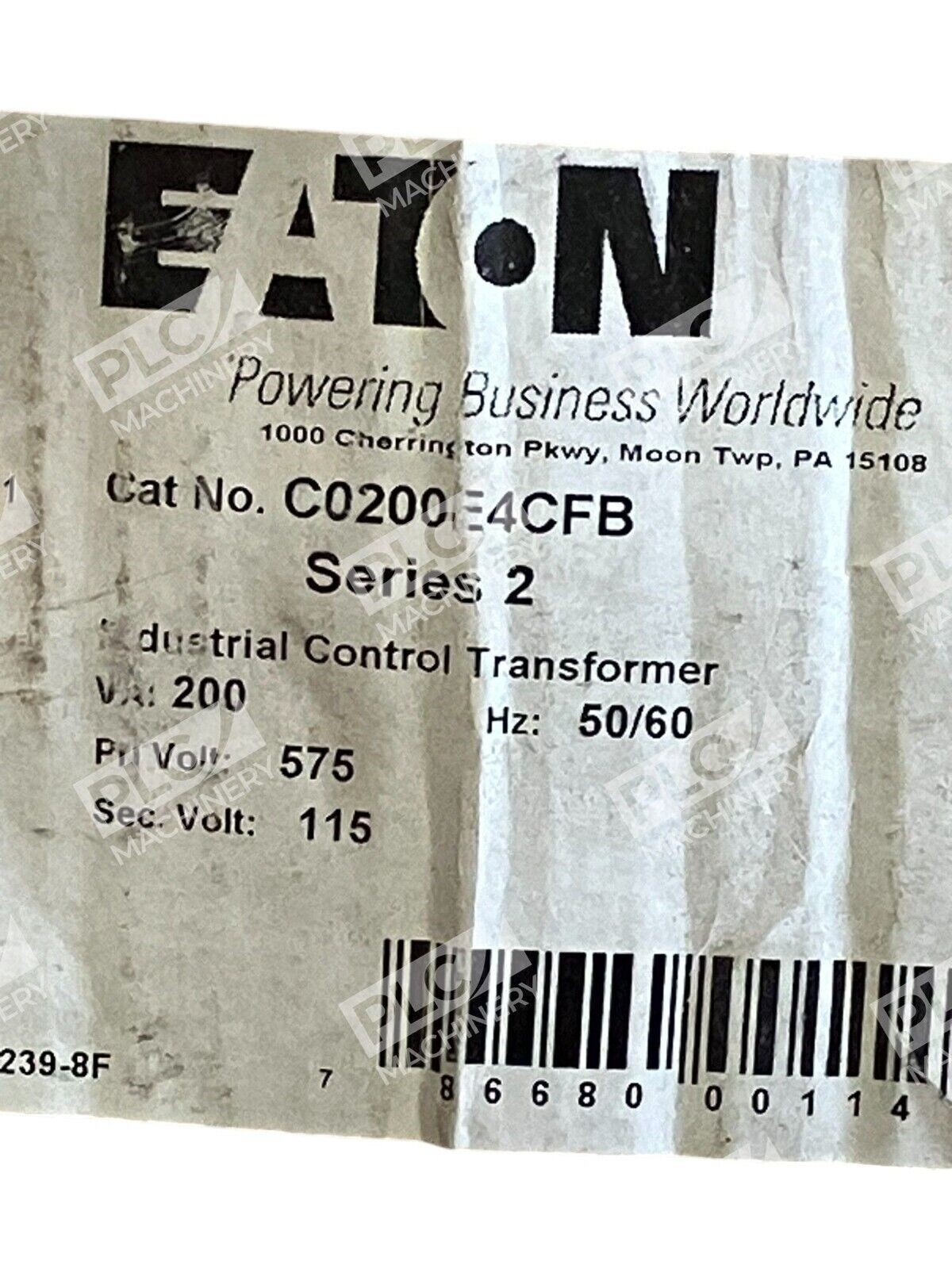 C0200E4CFB - Eaton Cutler Hammer - SER. 2 575V NSMP - Image 2