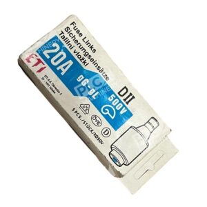 ETI gG-gL 20A - ETI 20A FUSE LINKS 500V Box of 5