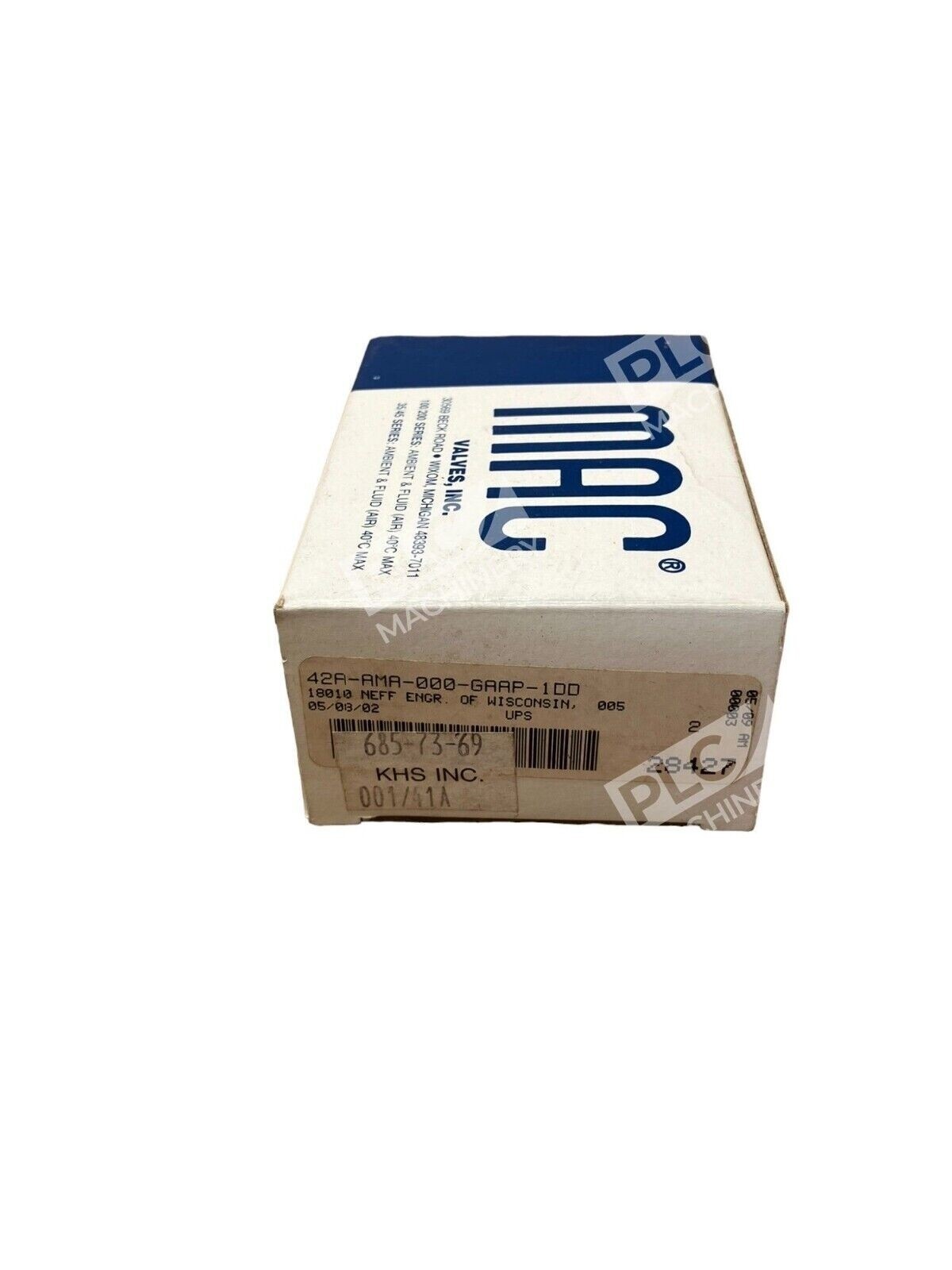 MAC 42A-AMA-000-GAAP-1DD 120VAC 2.5W 20-120PSI 28427 - Image 5