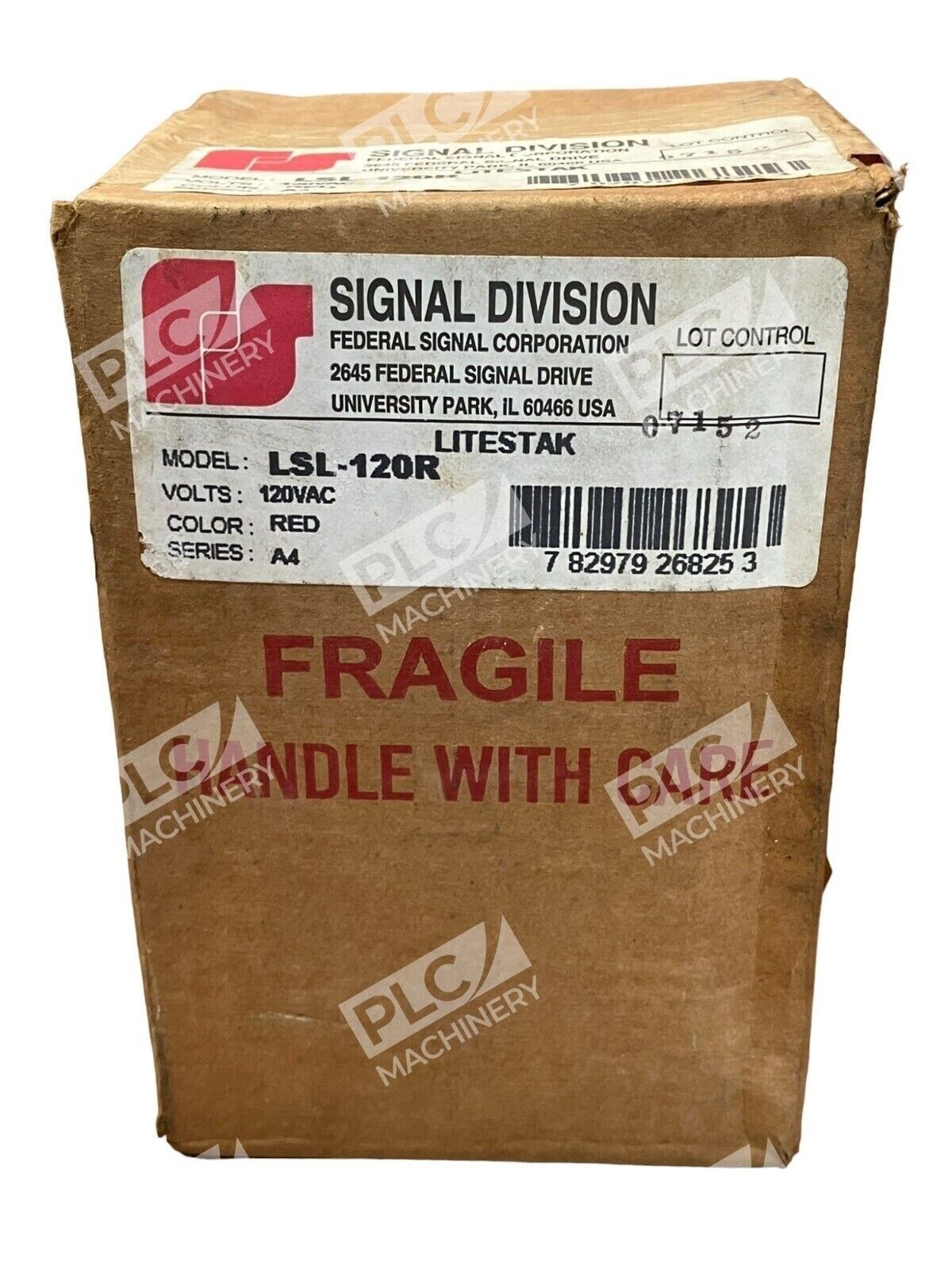 Federal Signal LSL-120R /A4 120VAC Red Litestak - Image 2