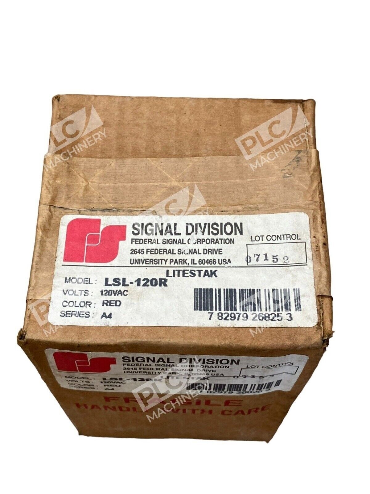 Federal Signal LSL-120R /A4 120VAC Red Litestak - Image 3