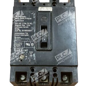 Westinghouse MCP0358CR - Westinghouse MCP0358CR Motor Circuit Breaker 7A 600VAC 3 Pol