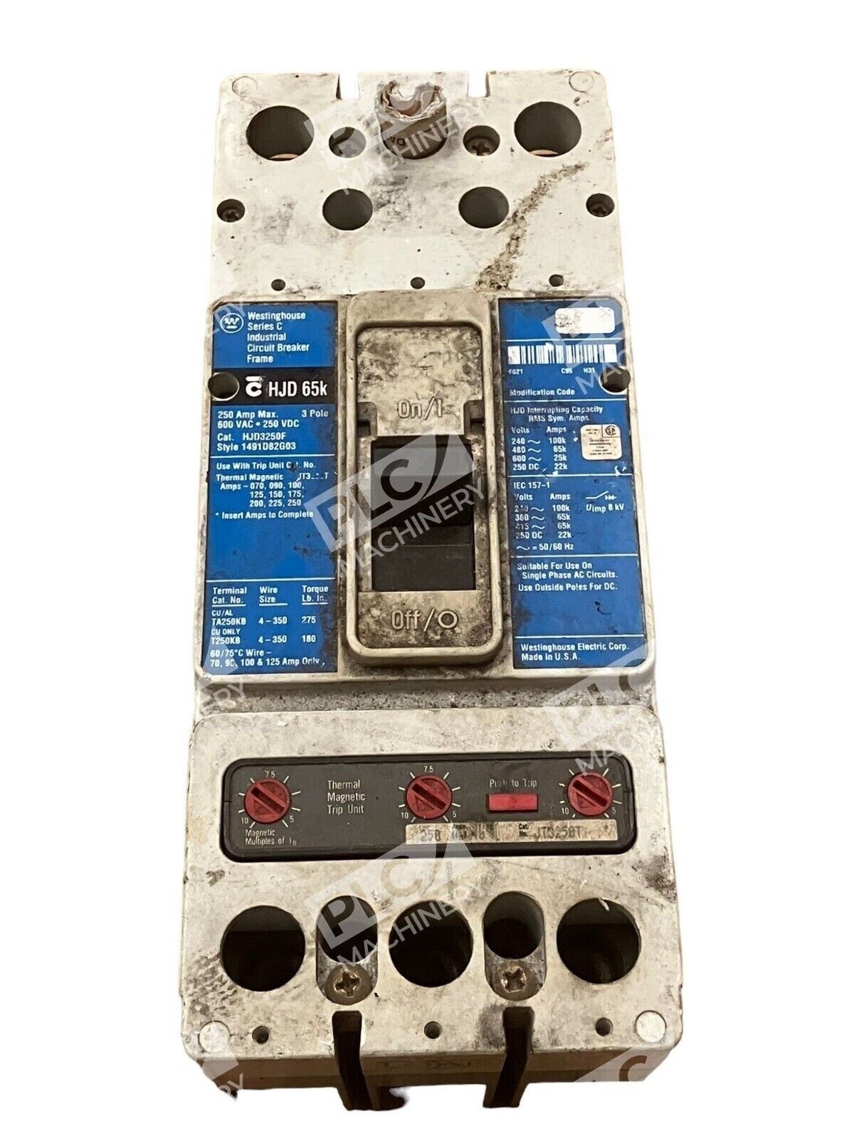 Westinghouse HJD3250F - Westinghouse HJD3250F Industrial Circuit Breaker Series C 25