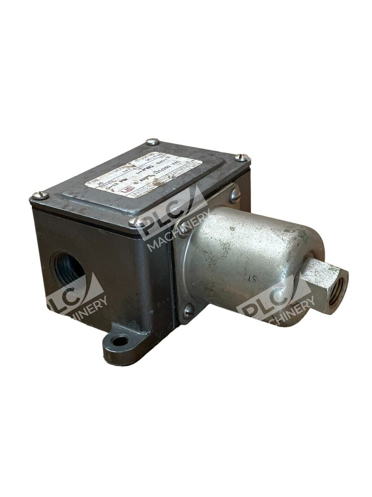 United Electric J6-142-9515 0-18PSI 1-4"WC 5A 125/250VAC - Image 4