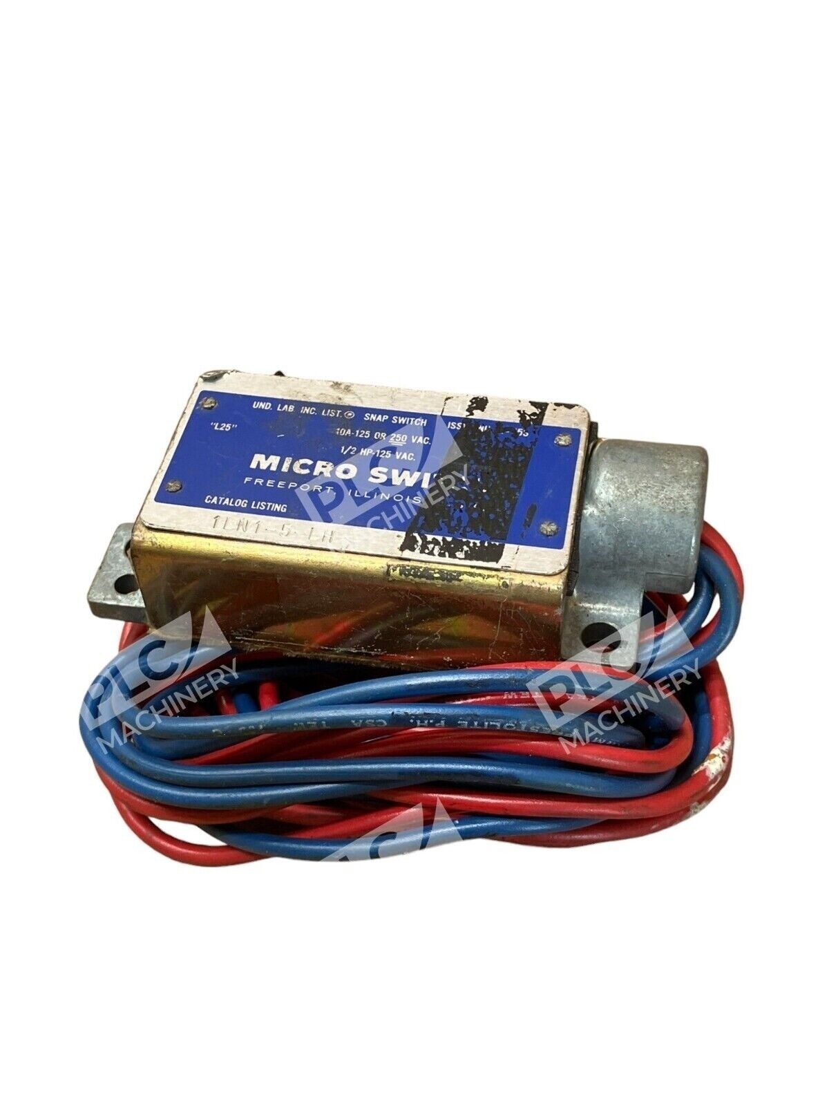 Honeywell 1LN1-5-LH Micro Switch 1/2HP 125VAC 10A-125 or 250VAC Snap Switch - Image 2