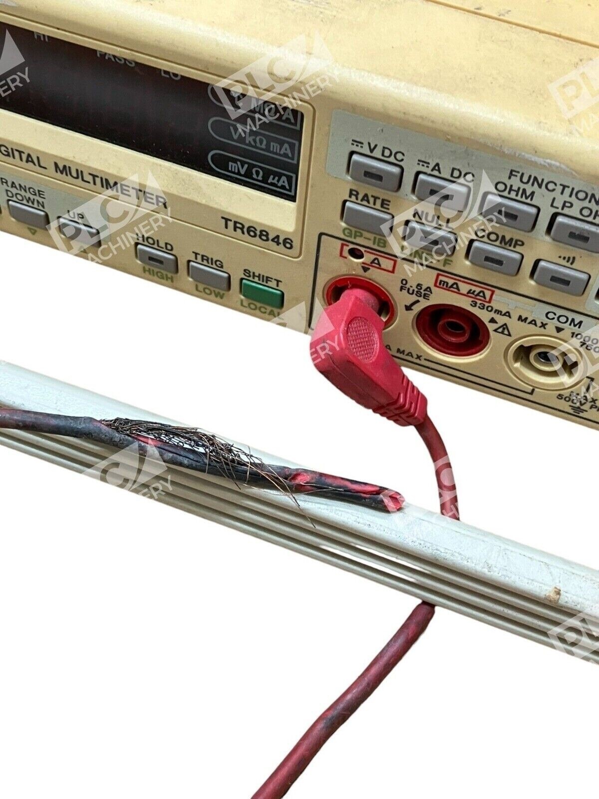 Advantest TR6846 Digital Multimeter TR13009 Digital Comparator Unit - Image 6