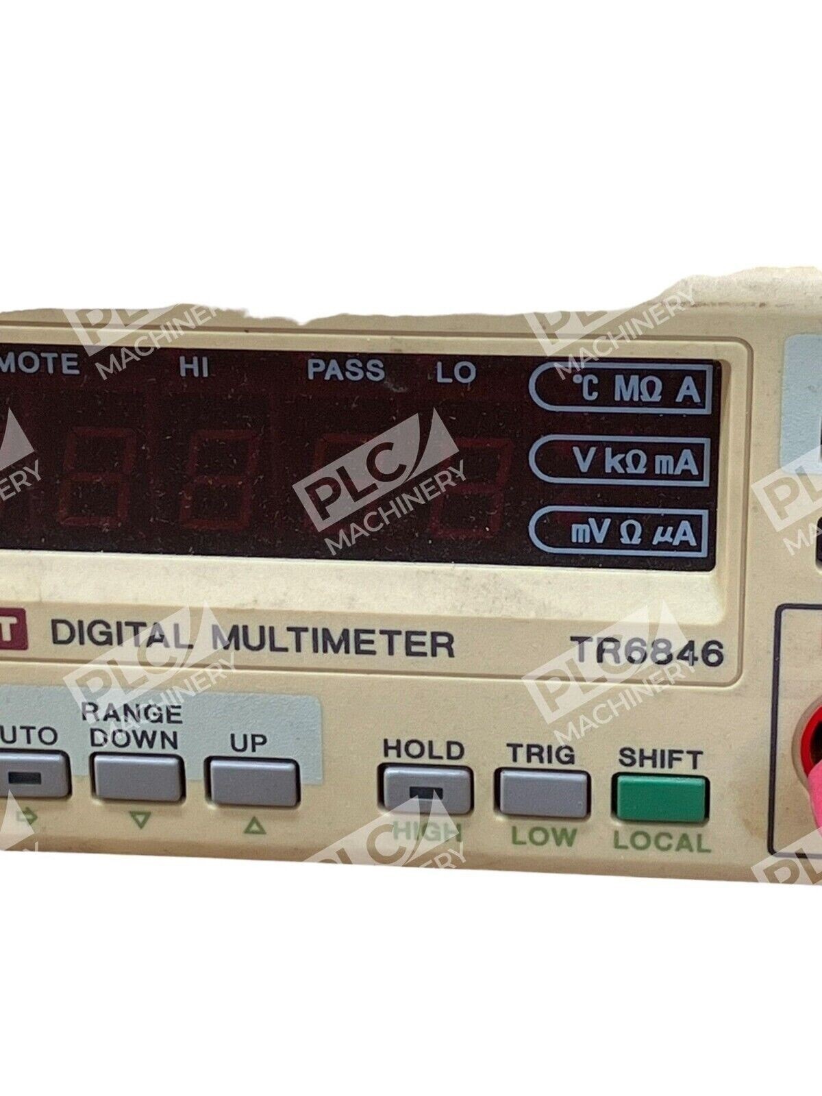 Advantest TR6846 Digital Multimeter TR13009 Digital Comparator Unit - Image 3