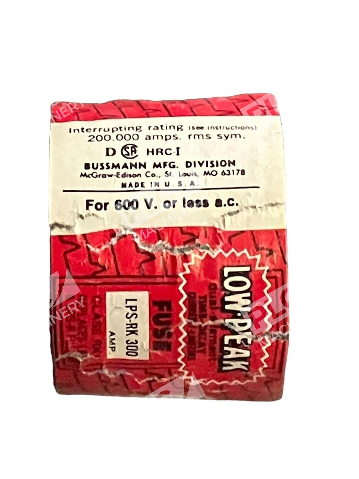 Low-Peak LPS-RK300 Fuse 300 Amps RK1 (lot of 2) - Image 4