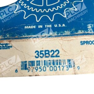 Martin 35B22 - Martin 35B22 1/2" Bore Solid B Sprocket
