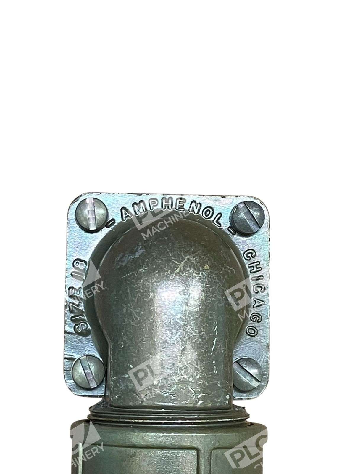 Amphenol 97 Right Angle Olive Drab Cable Clamp 10-Pin Connector Size 18 - Image 5