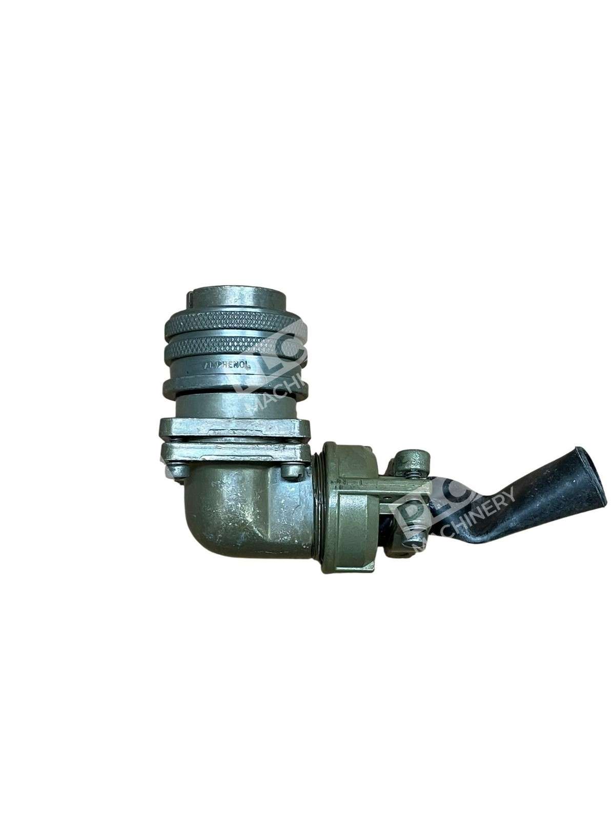 Amphenol 97 Right Angle Olive Drab Cable Clamp 10-Pin Connector Size 18 - Image 6