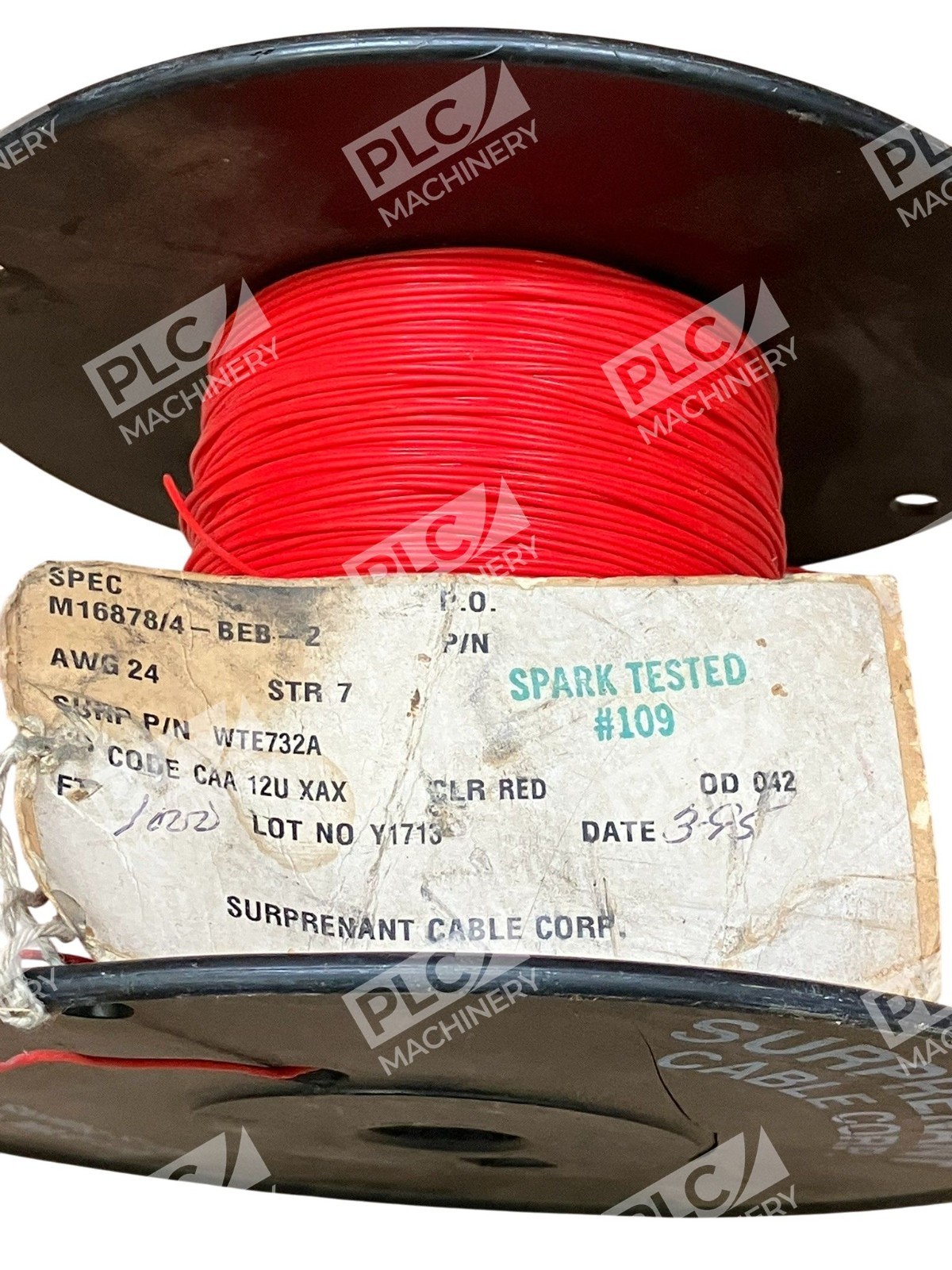 Suprenant Cable Corp 24AWG 7STR Red Insulated Wire M16878/4-BEB-2 - Image 3
