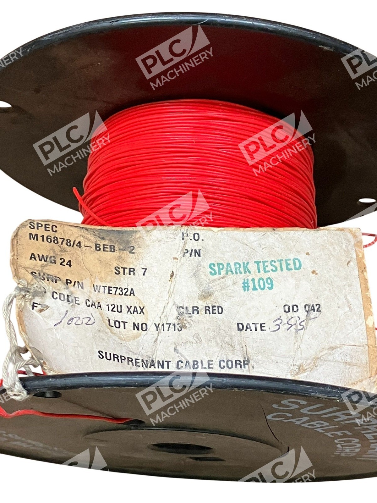 Suprenant Cable Corp 24AWG 7STR Red Insulated Wire M16878/4-BEB-2 - Image 4