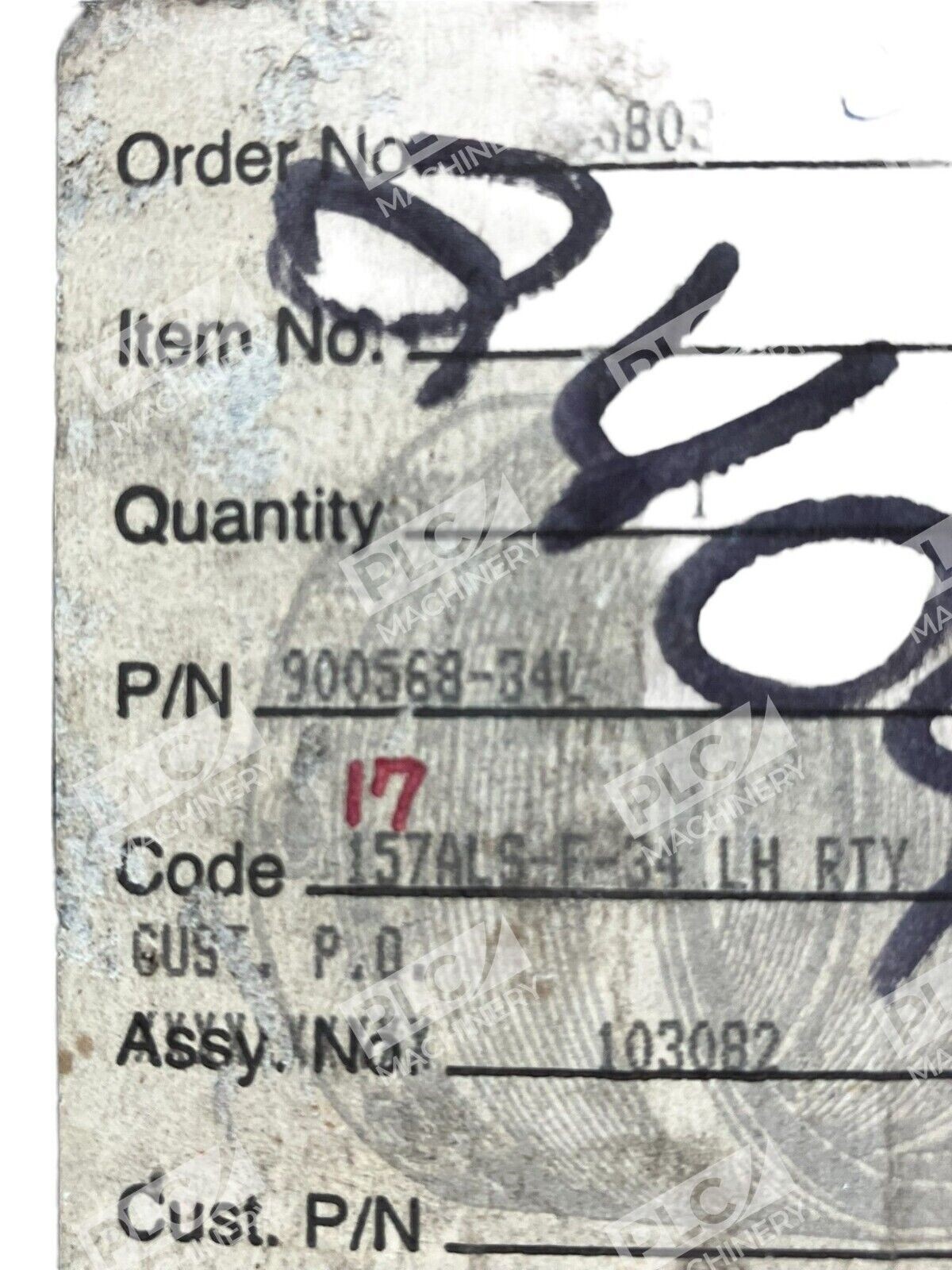 EG&G Sealol 900568-34L Seal 157ALS-F-34 LH RTY Assembly - Image 3