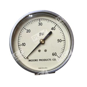 Moore Receiver Gauge 0-60PSI - Moore Receiver Gauge 0-60PSI