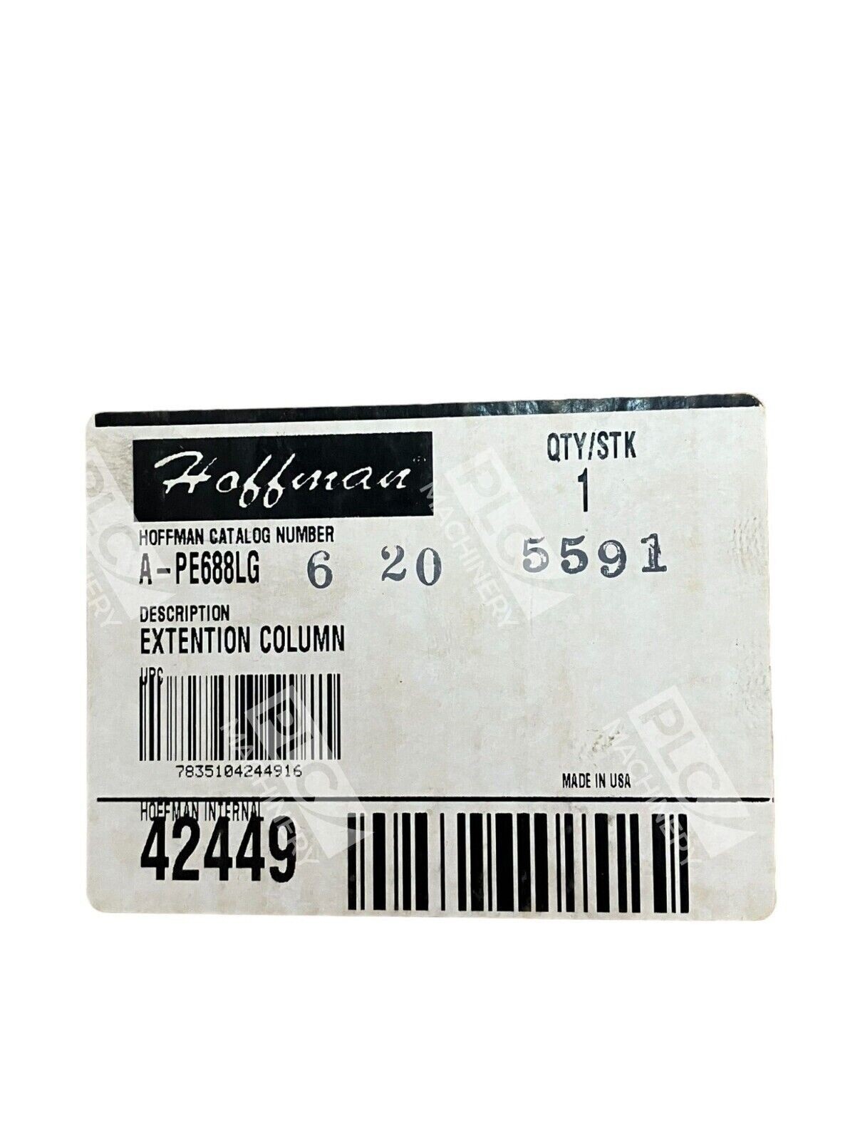 Hoffman A-PE688LG Extension Column 42449 - Image 3