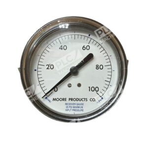 Moore Receiver Gauge 25PSI Maximum Input Pressure 0-100 - SM-023616 - Ashcroft - Moore Receiver Gauge 25PSI Maximum In