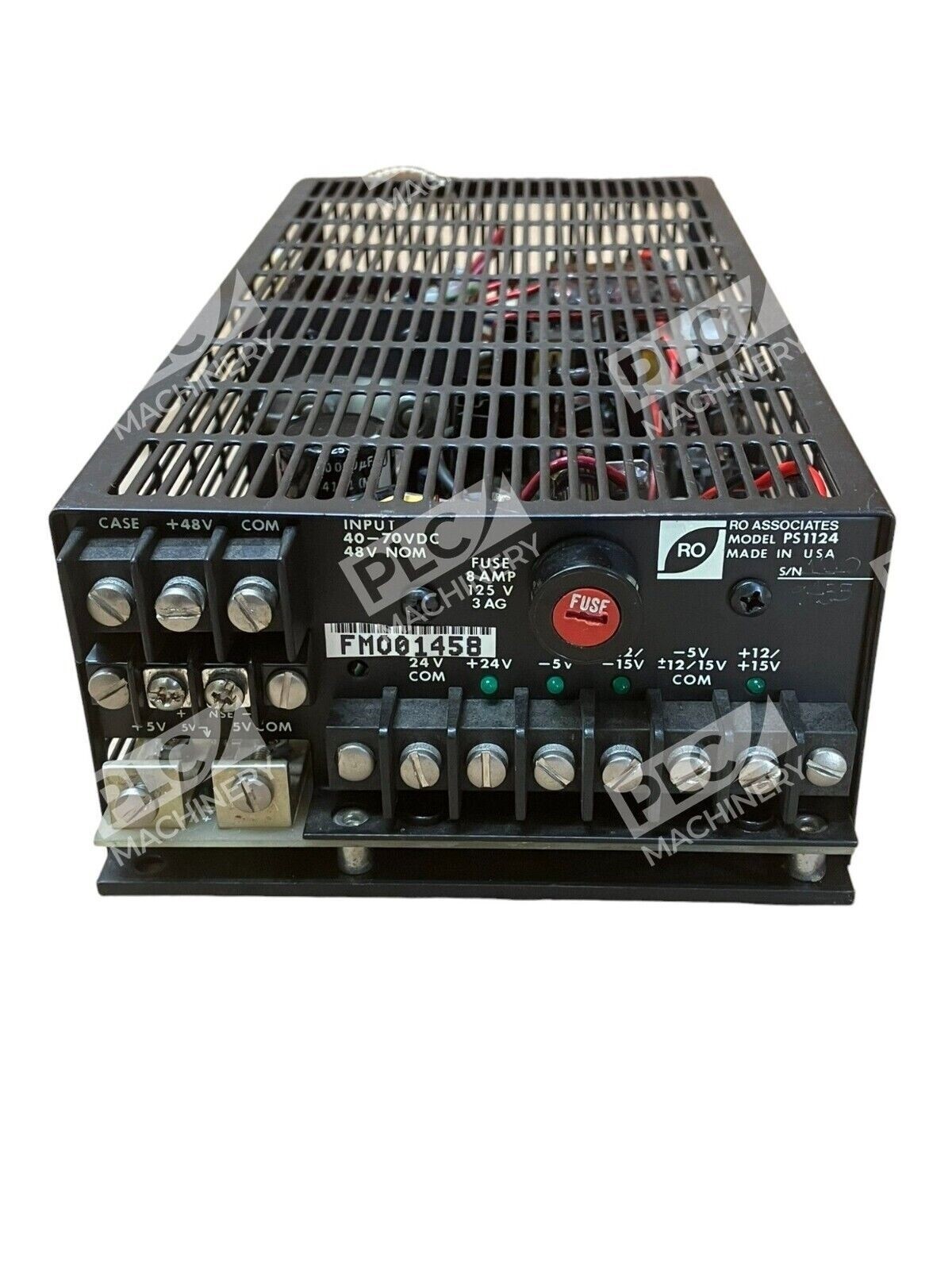 RO Associates PS1124 Power Supply FM001458 - Image 3
