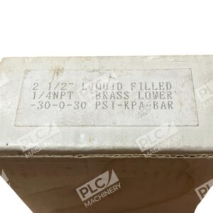 Generic 2-1/2" Liquid Filled - 2-1/2" Liquid Filled 0-30 PSI 1/4 NPT Brass Lower Connector