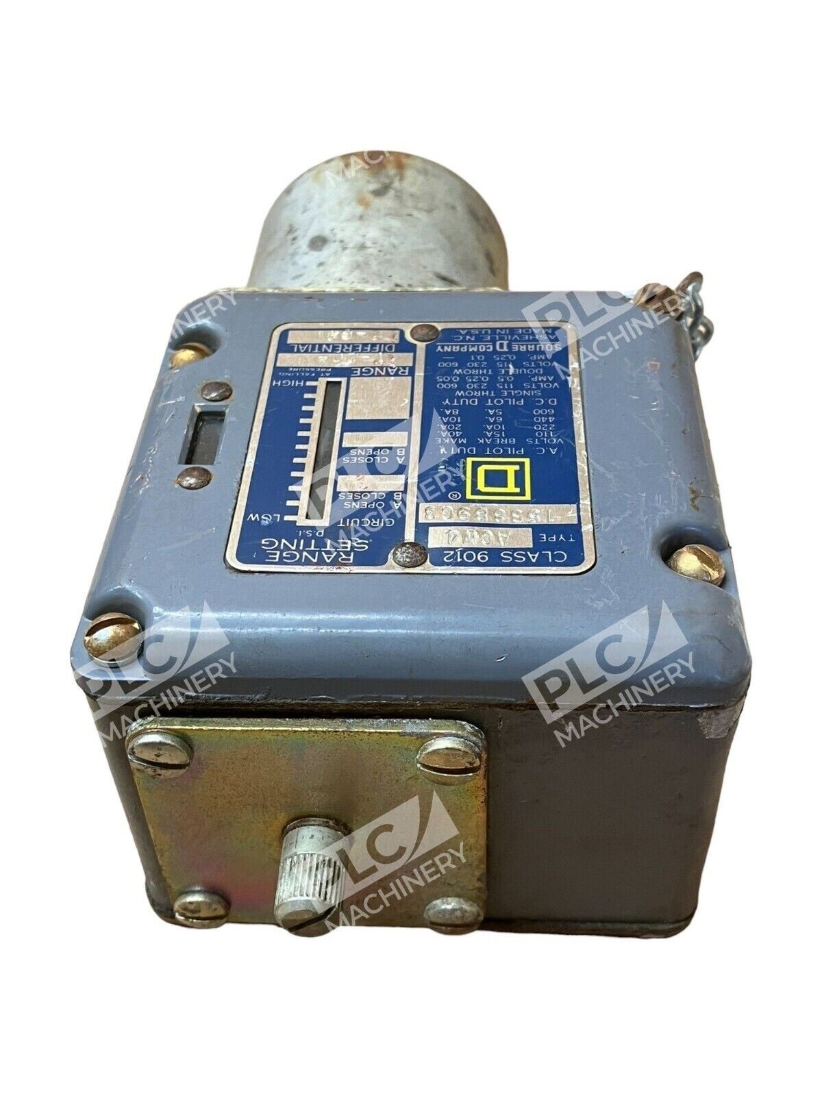 Square D 9012-ACW4 Pressure Switch 1-20PSI 1538B9G3 - Image 6