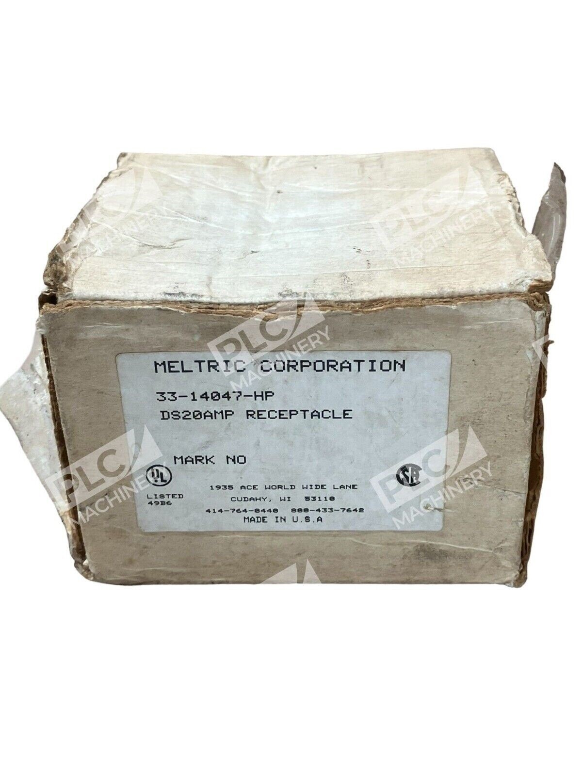 Meltric 33-14047-HP 20A Switch Rated Receptacle DS20A - Image 2