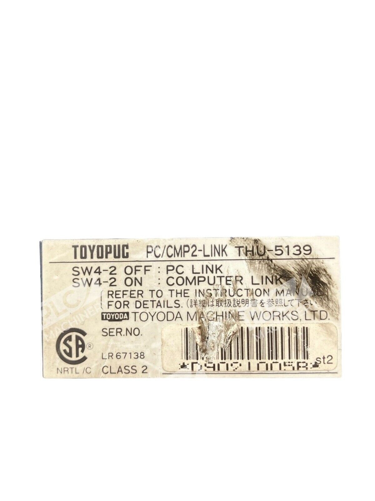 Toyopuc CP/CMP2-LINK THU-5139 Computer Link - Image 3