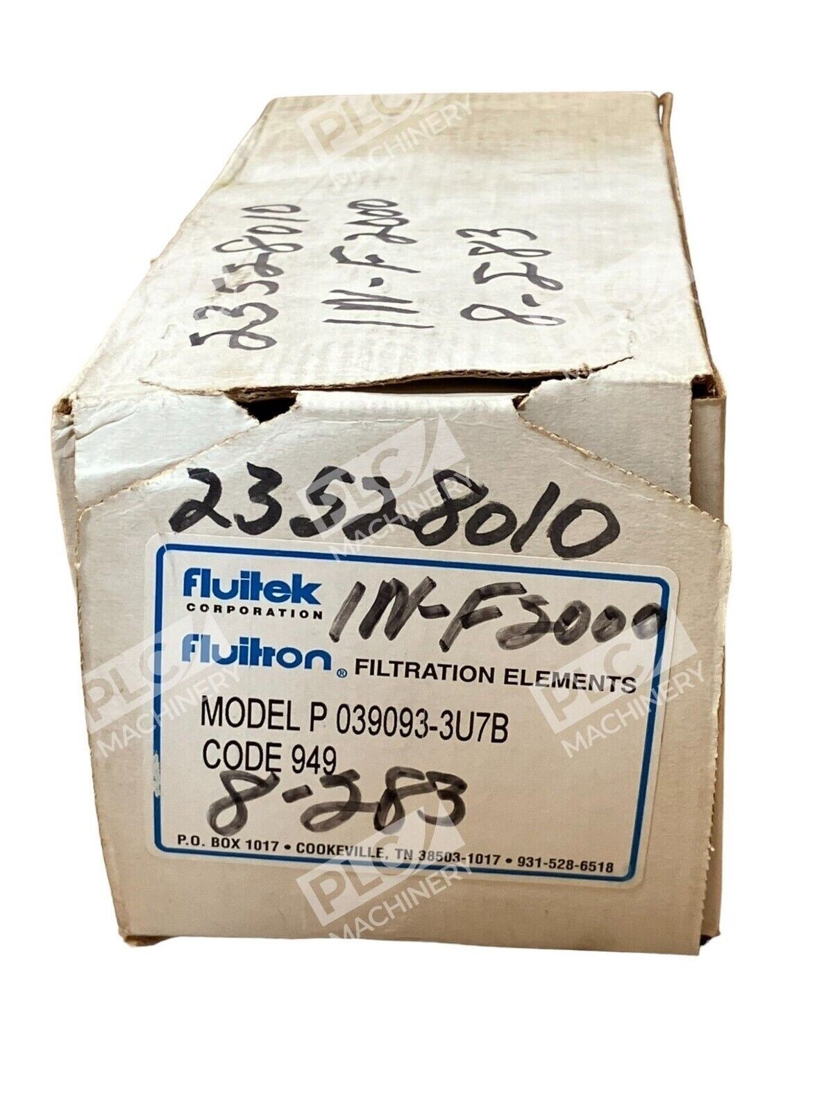 Fluitek P 039093-3U7B - Fuitek P 039093-3U7B Fluitron Hydraulic Filtration Element 9