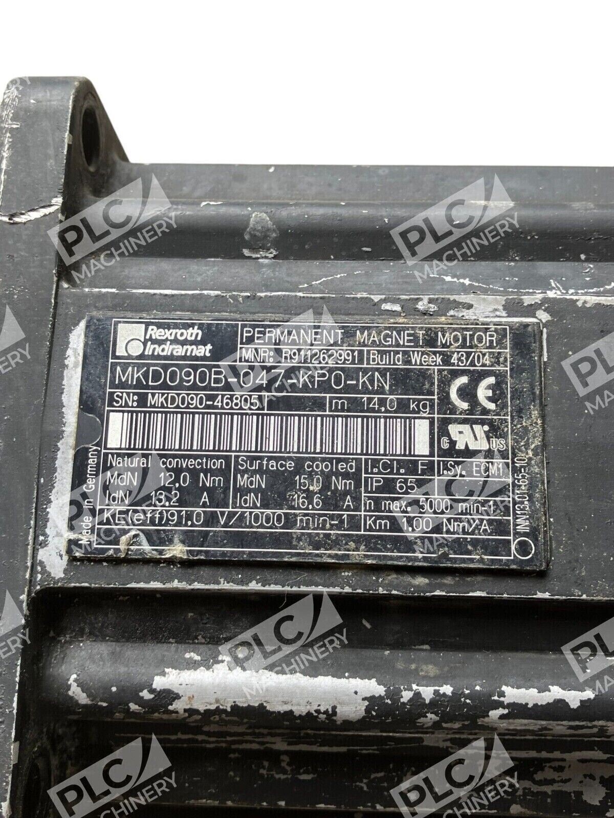 Rexroth R911262991 Servo Motor MKD090B-047-KP0-KN - Image 3